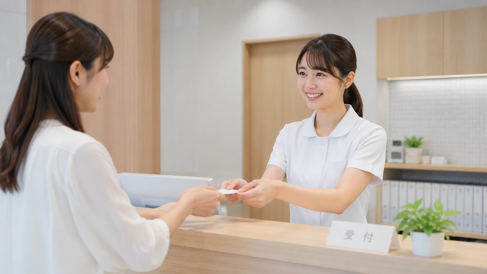 医療事務の仕事の様子